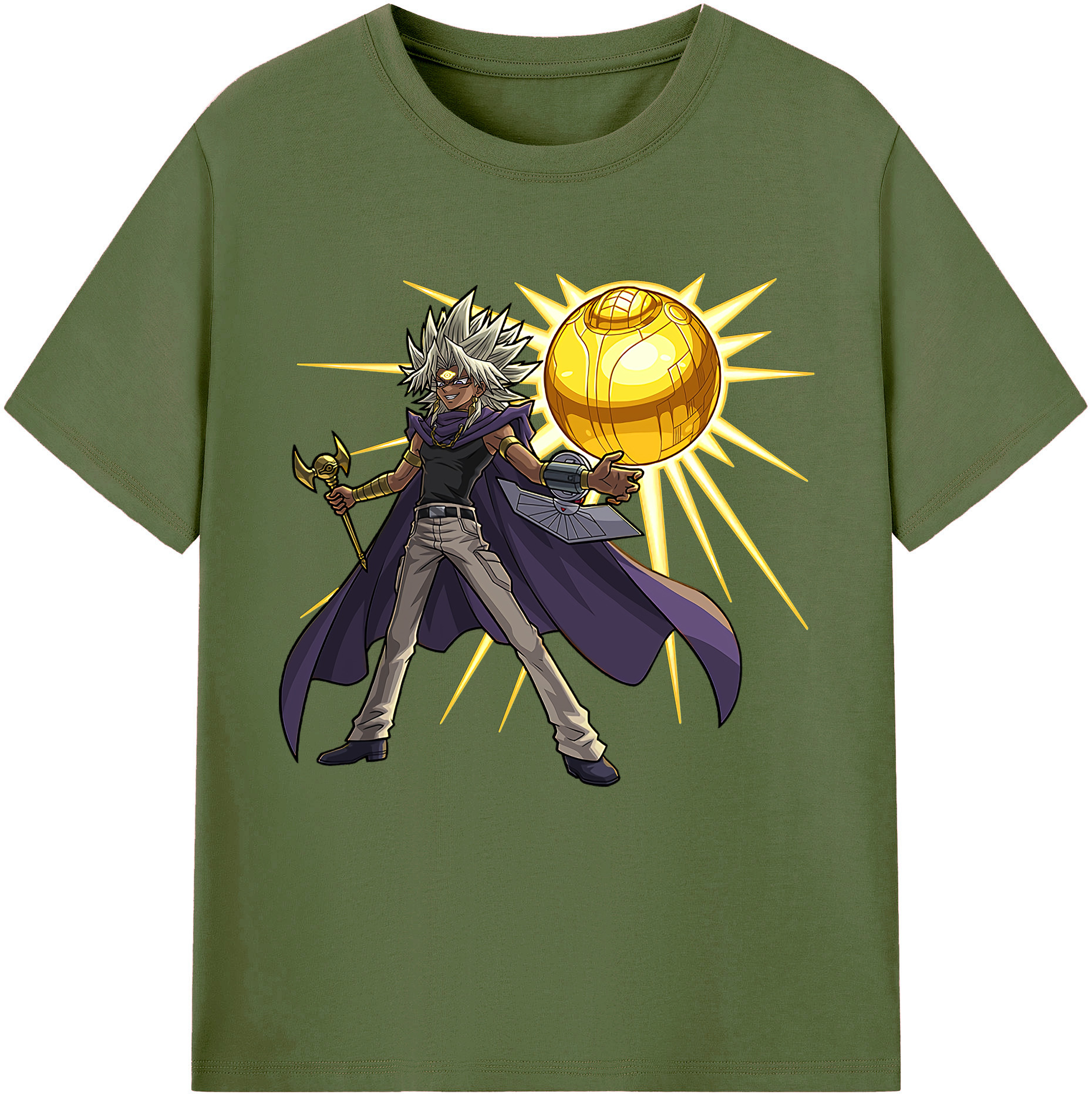 （画像用） 遊☆戯☆王 Yu-Gi-Oh! 綿100％半袖Tシャツ（フロントプリント）
